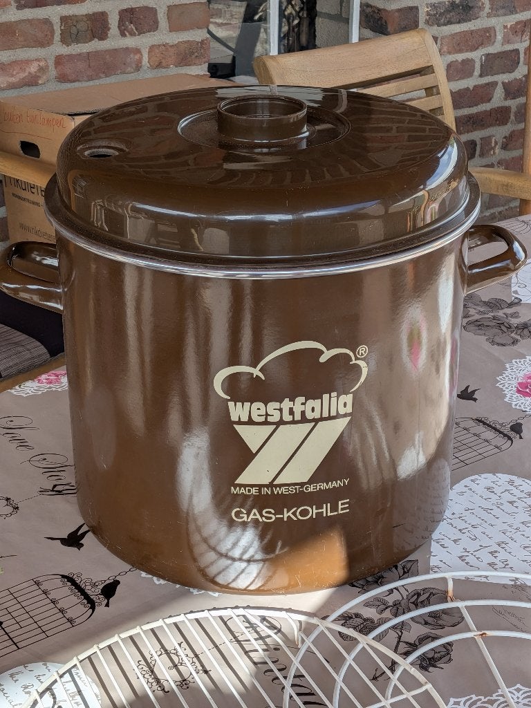 weck ketel, Ophalen, Gebruikt, Emaille