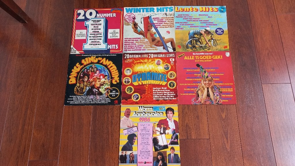 7 lp's, LP, Gebruikt, Overige genres, Ophalen of Verzenden