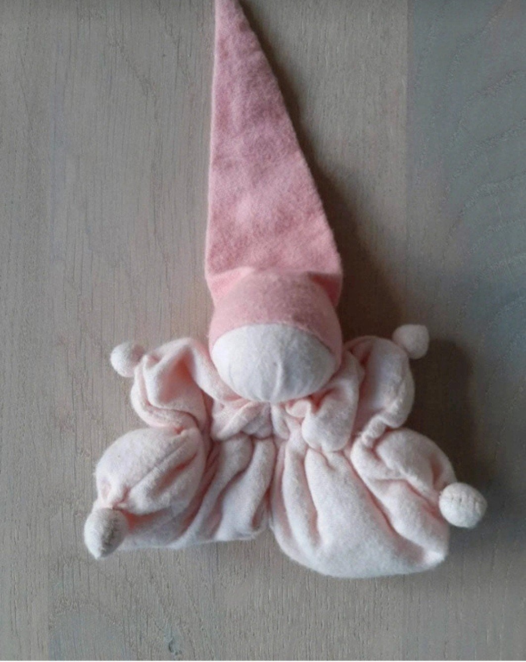 Zelfgemaakte antroposofisch tut popje knuffel knuffelpop pop, Ophalen of Verzenden, Nieuw, Kraamcadeau