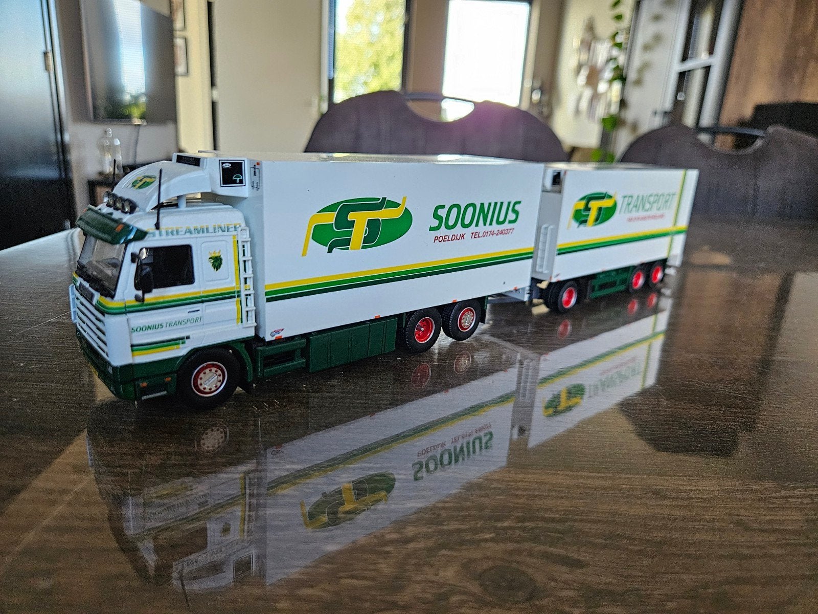Tekno Scania 3 serie combi Soonius, Overige merken, 1:50 of kleiner, Ophalen of Verzenden, Zo goed als nieuw