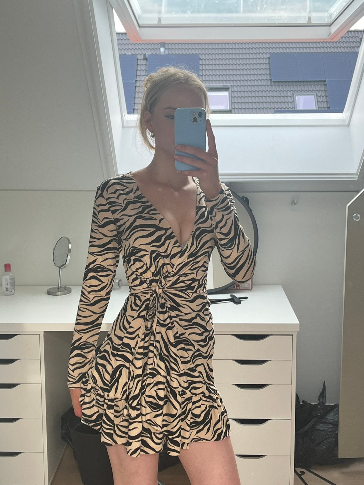 Print jurkje, Ophalen of Verzenden, Zo goed als nieuw, Boven de knie