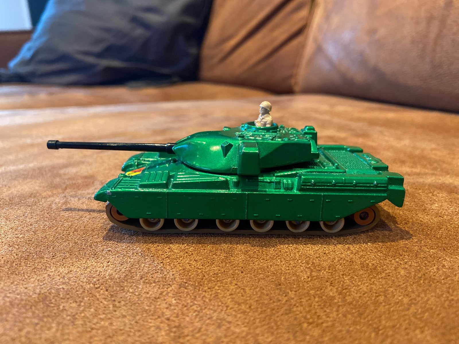 Vintage Matchbox Battle Kings K-103 Chieftain Tank (1974), Ophalen of Verzenden, Zo goed als nieuw