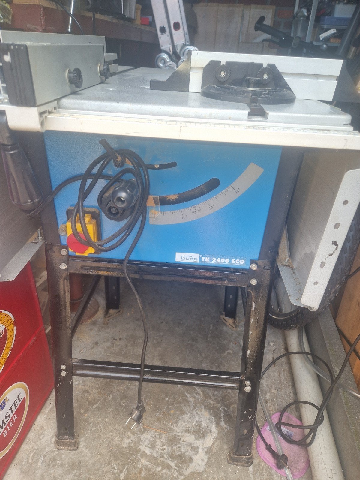 Gebruikte en werkende tafelzaag Gude tk 2400 eco, Ophalen, Gebruikt, Cirkelzaag, 70 mm of meer