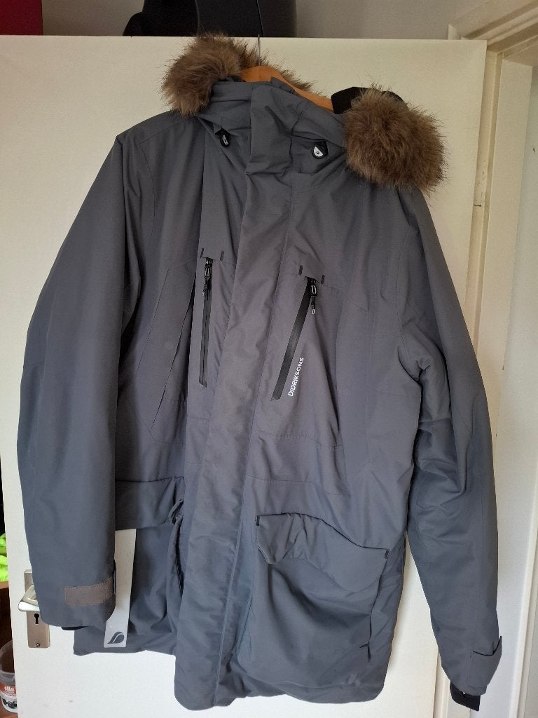 Didriksons parka (XXL), Blauw, Ophalen of Verzenden, Zo goed als nieuw, Maat 56/58 (XL)