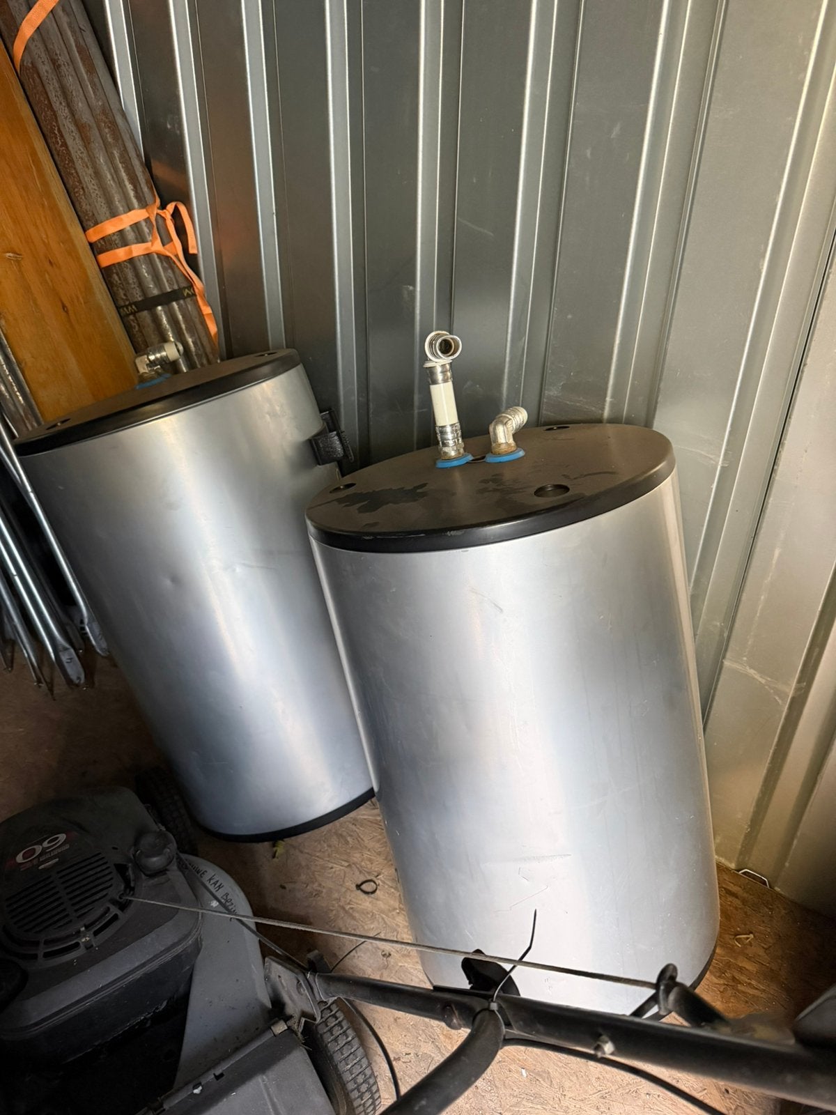 Buffervaten 100L gebruikt, Ophalen, Gebruikt, 100 liter of meer, Boiler