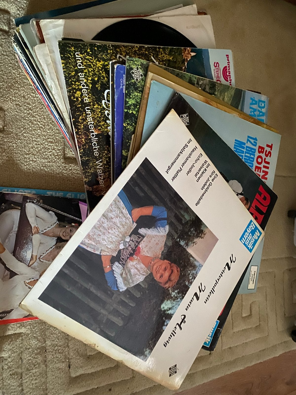 Grote collectie vinylplaten (ca. 100 stuks), Ophalen, LP, Gebruikt, Overige typen