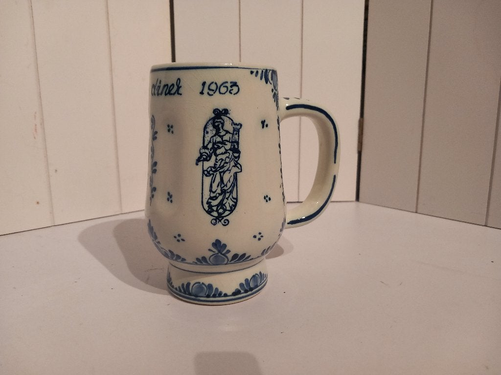 Artillerie Barbara Diner 1963 Delfts Blauwe mok, Ophalen of Verzenden, Landmacht, Nederland, Overige typen