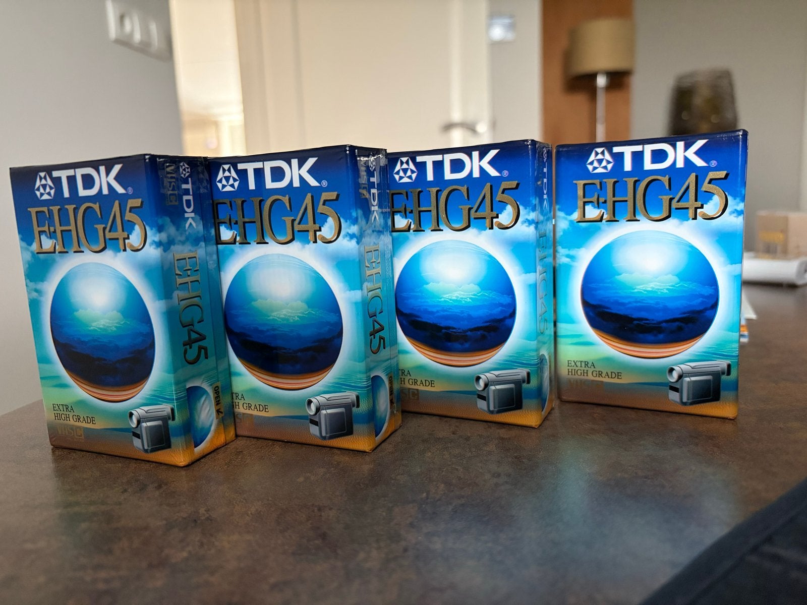 4x TDK EHG45 Extra High Grade VHS-C Videobanden Nieuw, Ophalen of Verzenden, Nieuw, Videoband