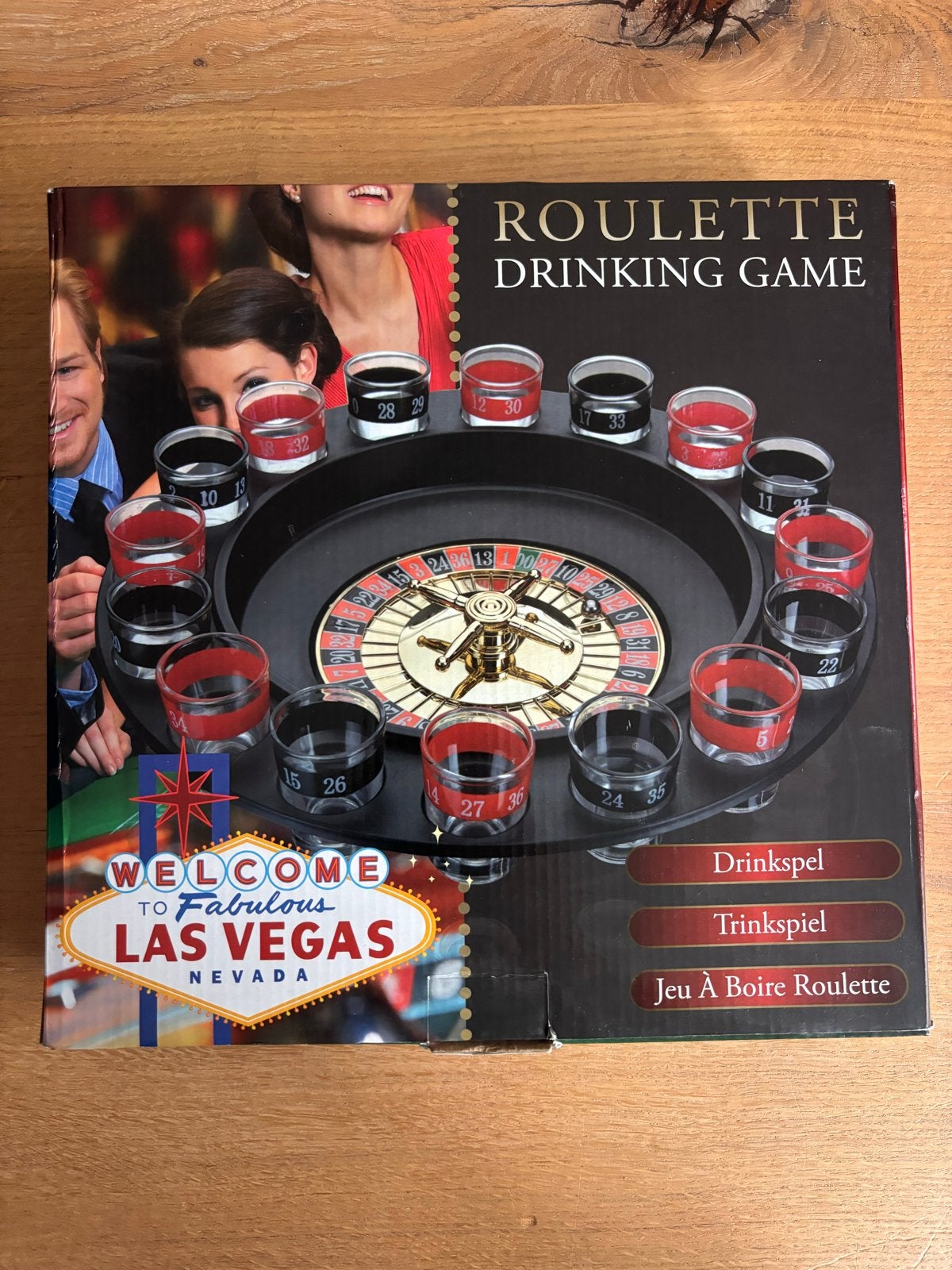 Roulette Drankspel - Nieuw in doos, Hobby en Vrije tijd, Gezelschapsspellen | Bordspellen, Vijf spelers of meer, Ophalen of Verzenden
