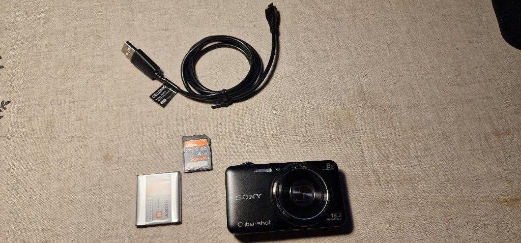 Sony Cyber-shot DSC-WX80 Black, Gebruikt, 16 megapixels, Ophalen of Verzenden, Compactcamera