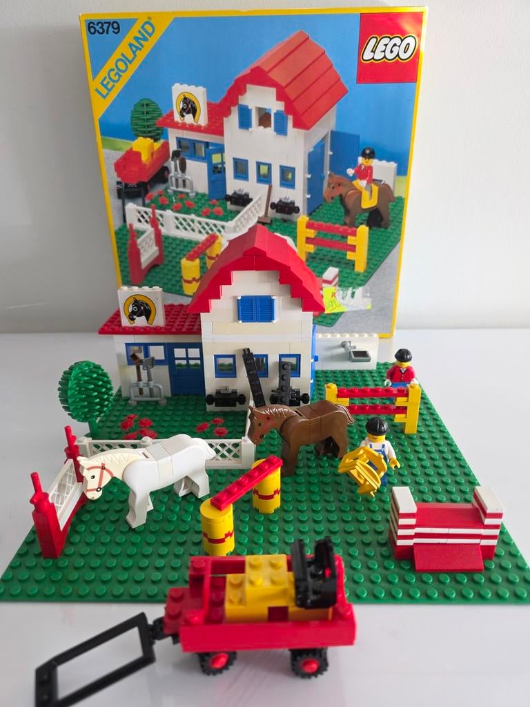 LEGO Legoland 6379 Manege, Ophalen of Verzenden, Gebruikt, Complete set, Lego