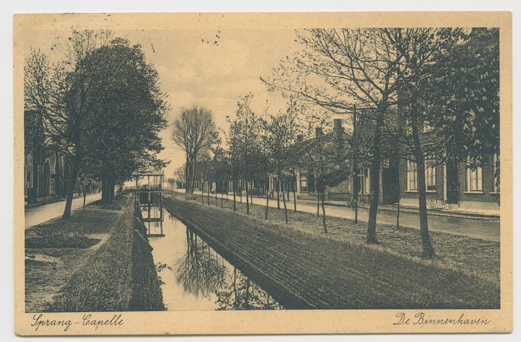 Sprang Capelle binnenhaven haven, Verzenden, 1920 tot 1940, Gelopen, Noord-Brabant