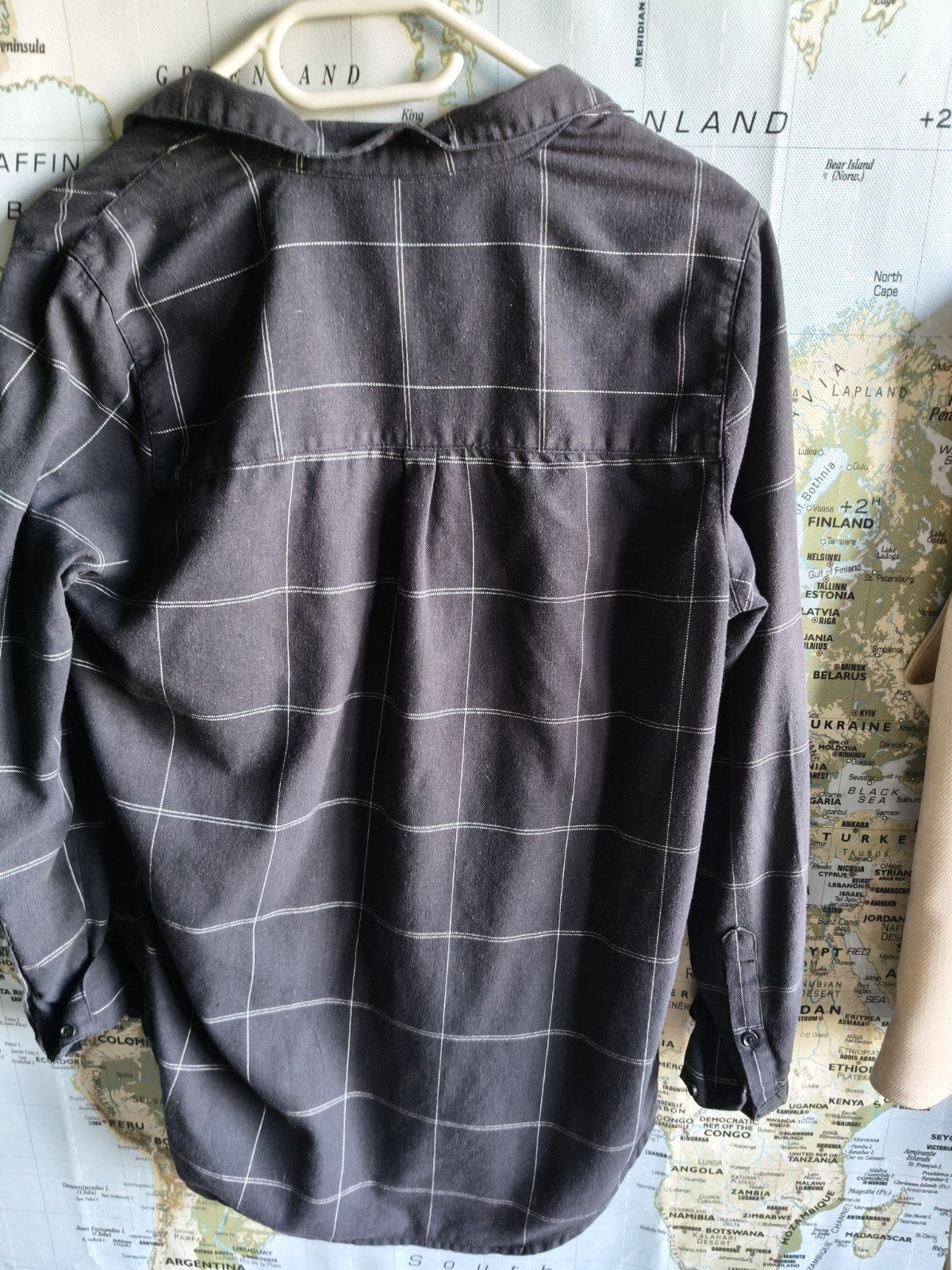 Mooie geruite blouse van Costes, maat M, Maat 38/40 (M), Zwart, Ophalen of Verzenden, Zo goed als nieuw