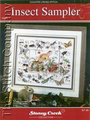 Borduurpakket Insect sampler C025, Hobby en Vrije tijd, ., Nieuw, Ophalen of Verzenden, .