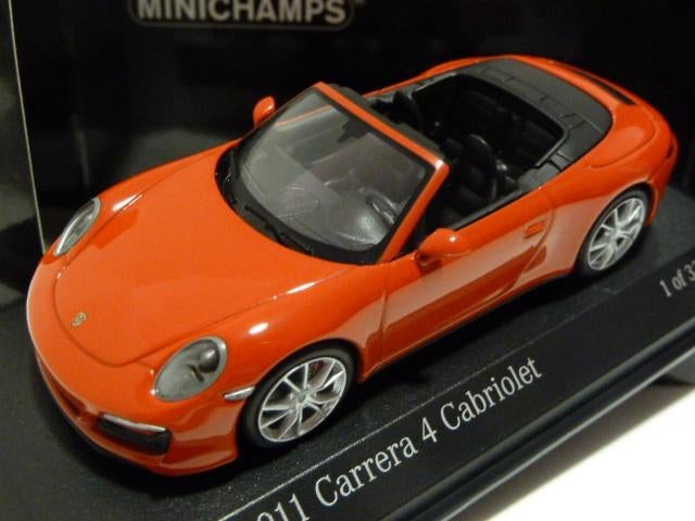 Minichamps Porsche 911 991 Carrera Cabri 2016 1:43 410067230, Ophalen of Verzenden, Nieuw, Auto, MiniChamps