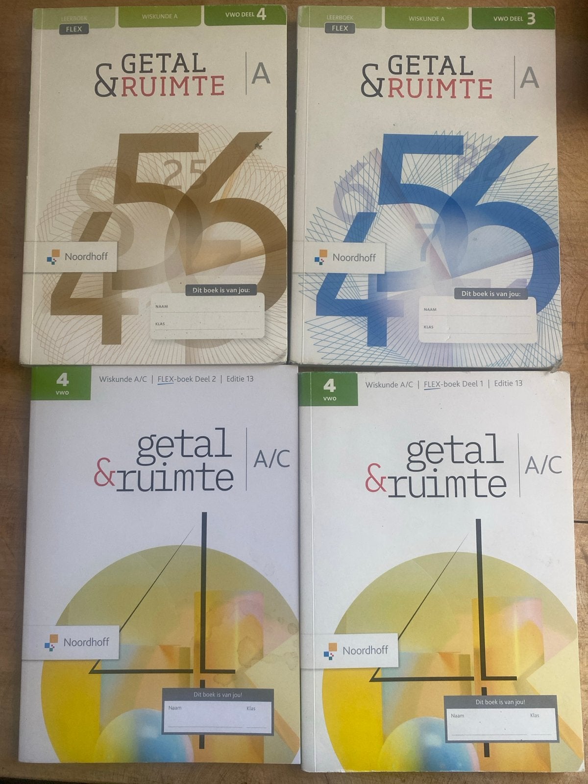 Getal & Ruimte Wiskunde A/C VWO 4,5,6, Boeken, Schoolboeken, Ophalen of Verzenden, Gelezen, VWO, Wiskunde A