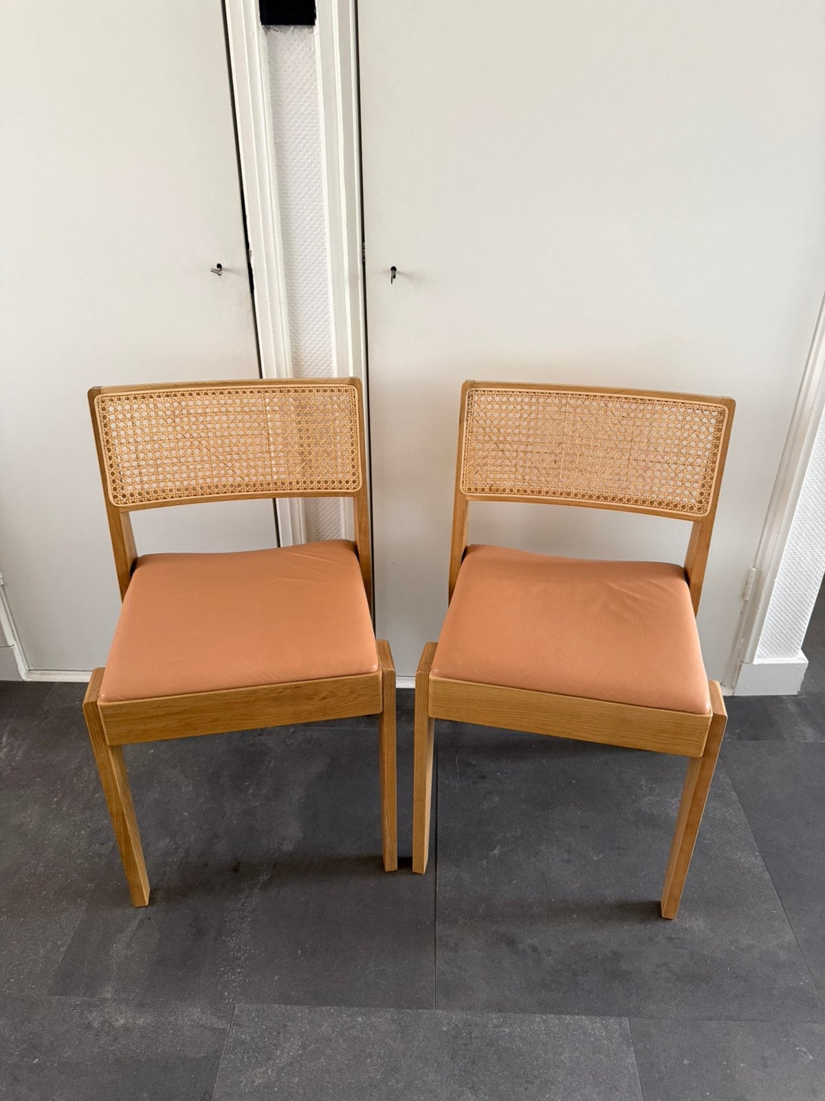 2 Ikea Stockholm 2025 stoelen, Huis en Inrichting, Stoelen, Ophalen, Zo goed als nieuw, Bruin