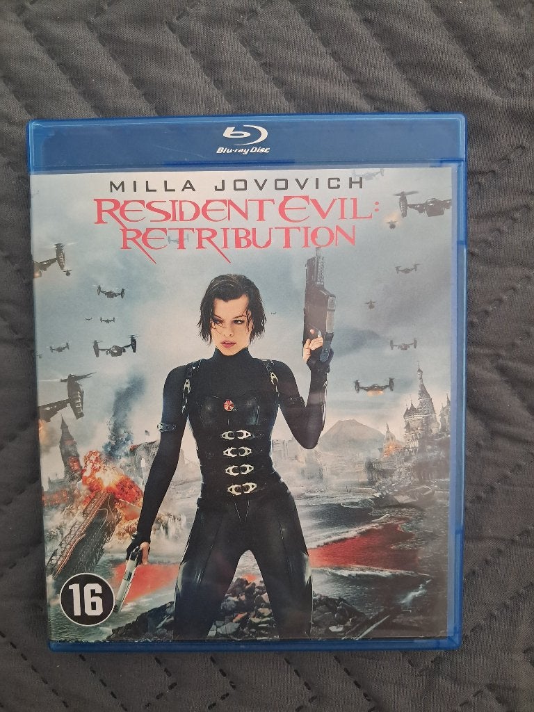 55, Blu Ray Collectie : Resident Evil : Retribution, Cd's en Dvd's, Blu-ray, Ophalen, Zo goed als nieuw, Horror