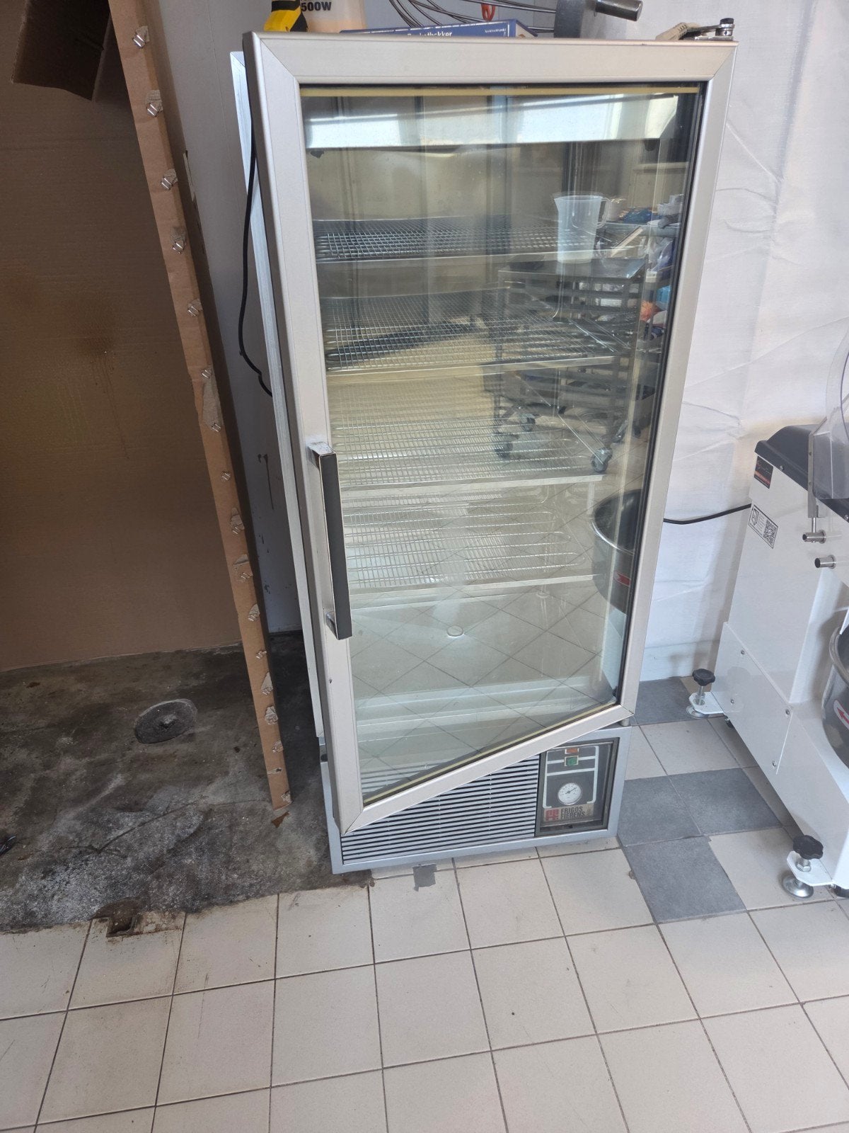 Vriezer met glazen deur, Ophalen, Minder dan 60 cm, 160 cm of meer