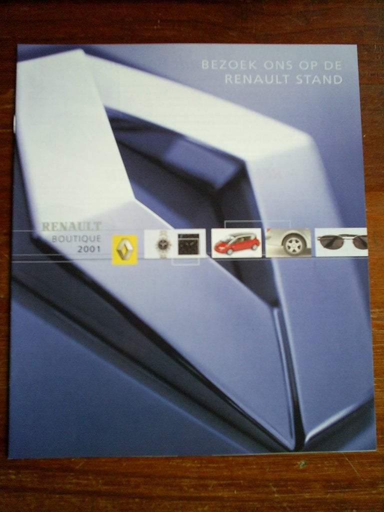 Renault Boutique [ Accessoires ] 2001, Boeken, Verzenden, Zo goed als nieuw, Renault