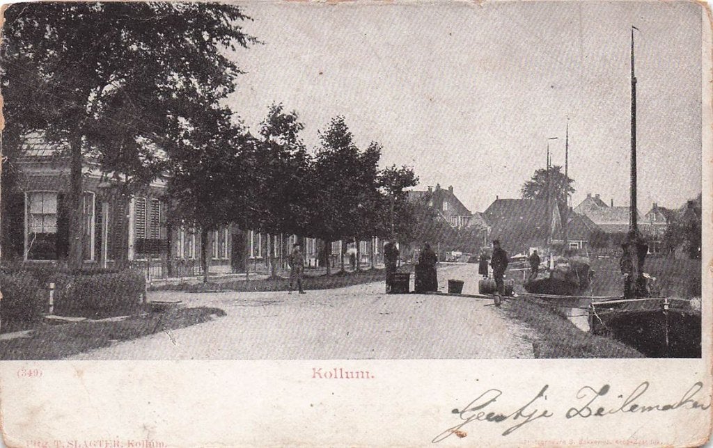 703-119-043 Kollum, Verzenden, Voor 1920, Friesland