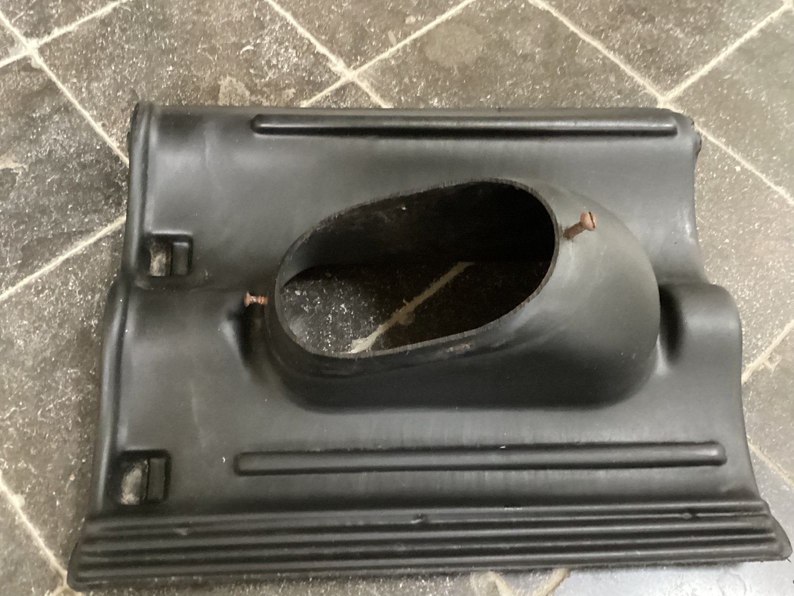 Dakdoorvoer sneldek, Doe-het-zelf en Verbouw, Dakpannen en Dakbedekking, Ophalen, Gebruikt, Zwart, Overige typen