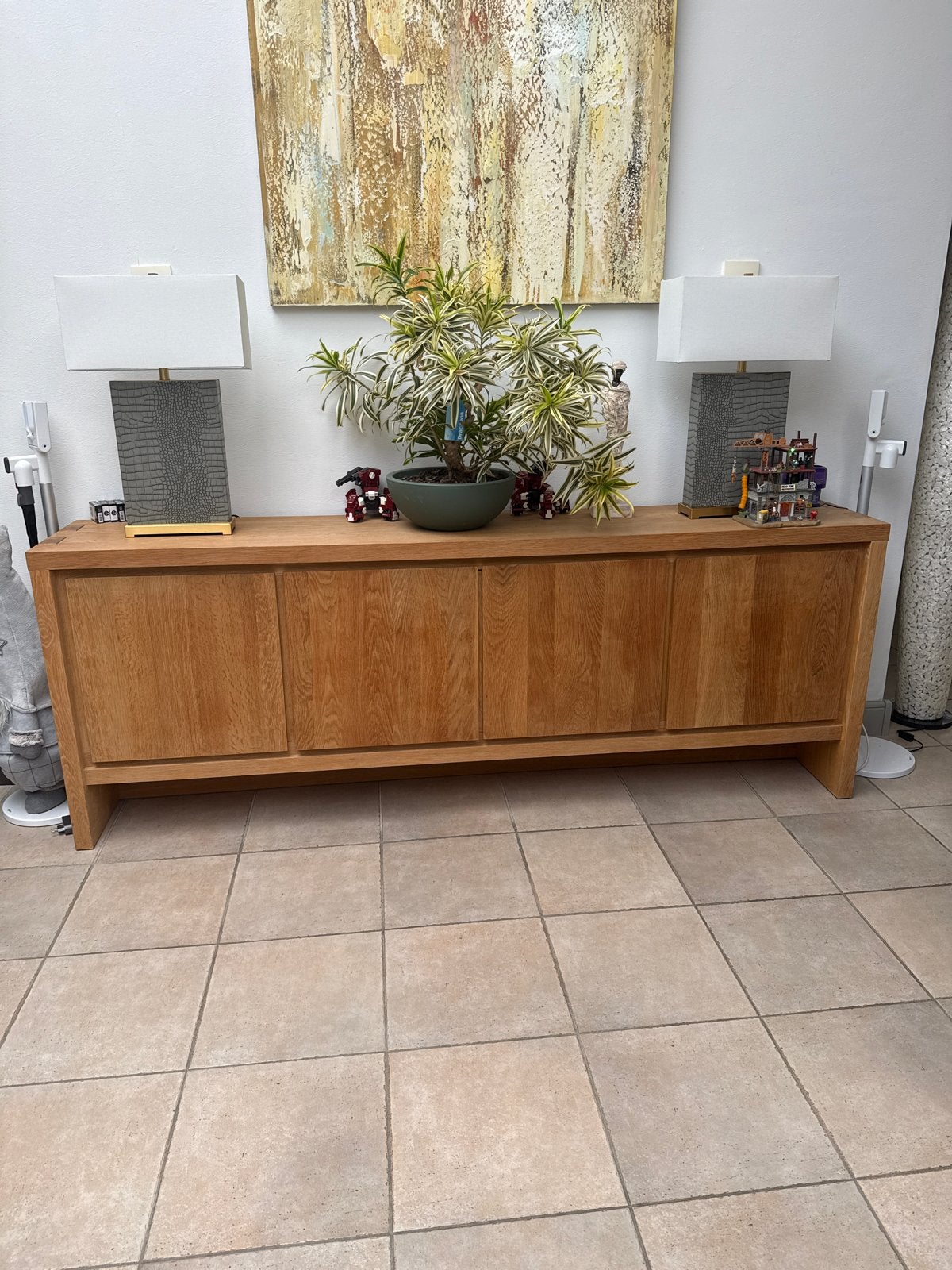 Breed dressoir van 240 cm, Huis en Inrichting, Ophalen, Gebruikt, 200 cm of meer, 25 tot 50 cm