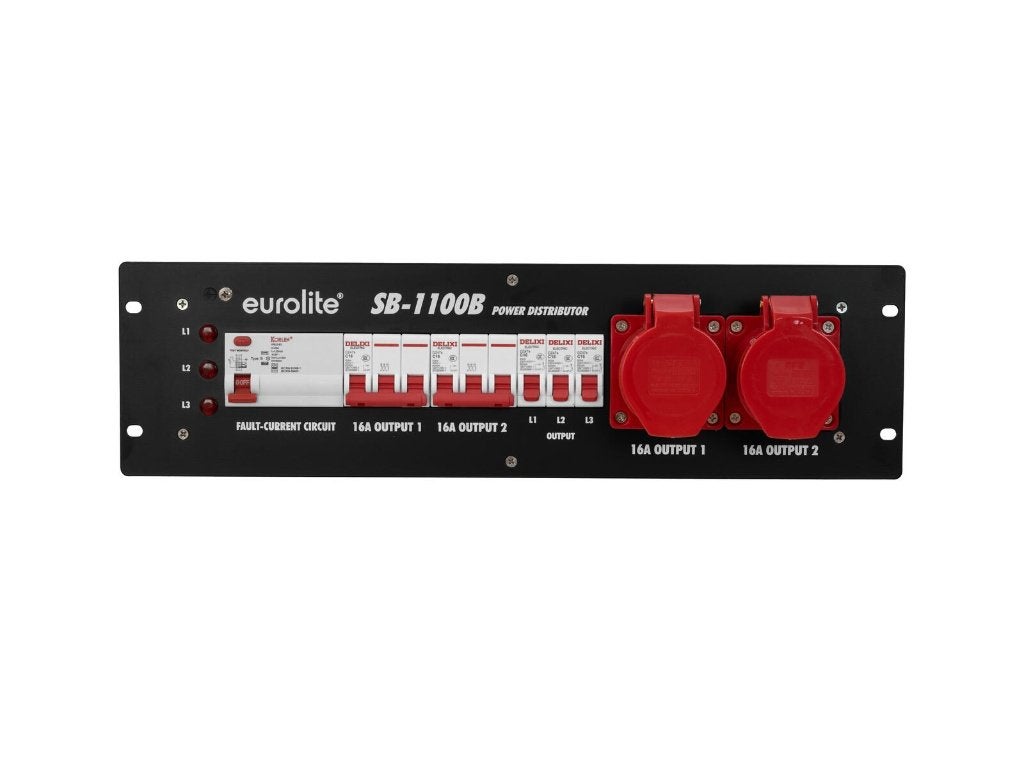 EUROLITE SB-1100B Power Distributor, Geluidgestuurd, Overige typen, Nieuw, Ophalen of Verzenden