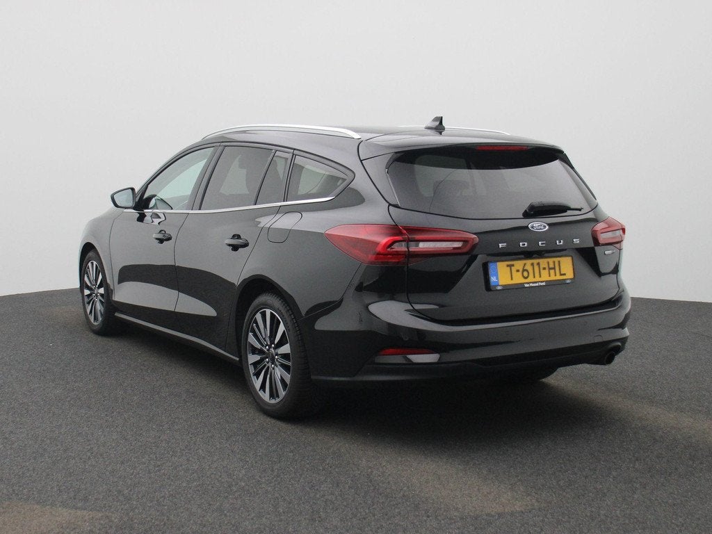 Ford Focus Wagon 1.0 EcoBoost Hybrid Titanium X | Automaat |, Auto's, Ford, 12 maanden, Gebruikt, Euro 6, Zwart