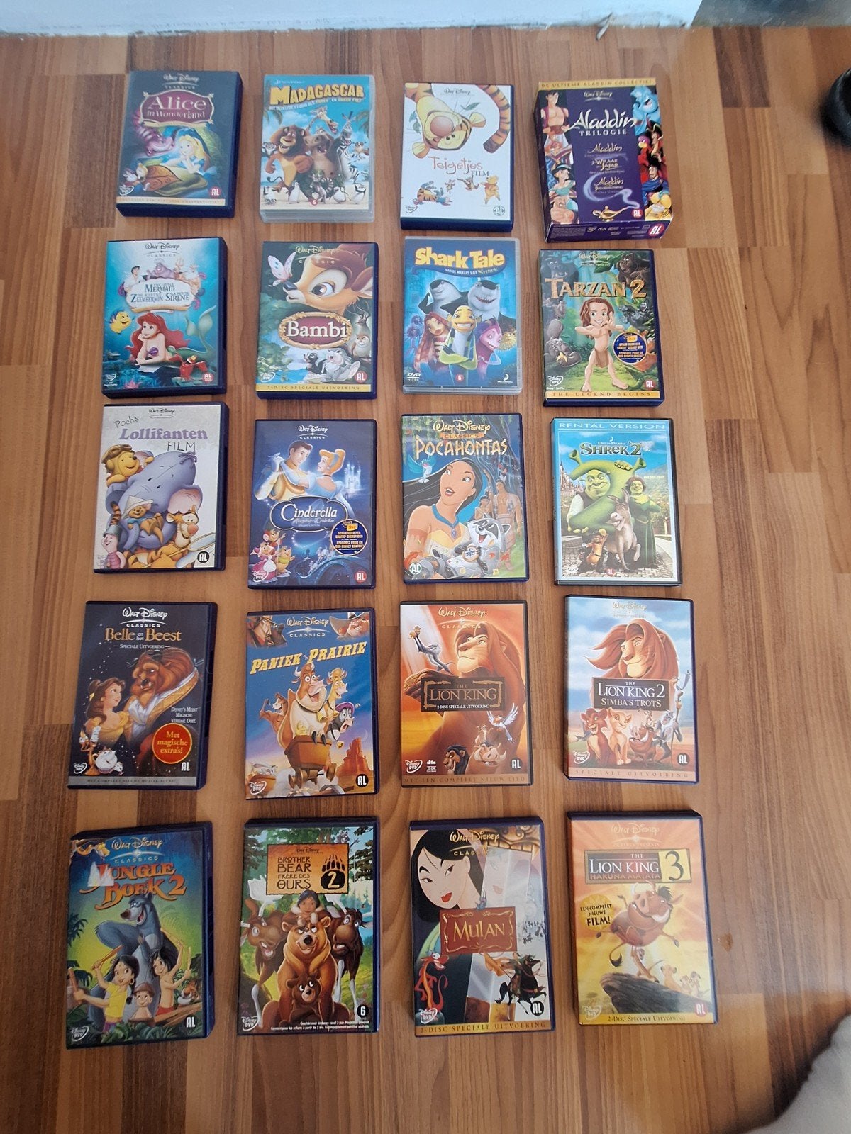 Originele Disney DVD's – Classics, Special Editions & Box, Verzamelen, Ophalen of Verzenden, Overige figuren, Zo goed als nieuw