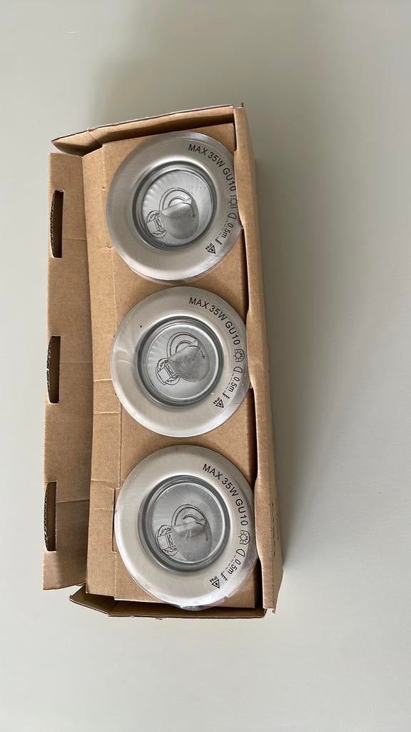 Ikea inbouw spots nieuw, Ophalen, Nieuw, Metaal of Aluminium, Inbouw
