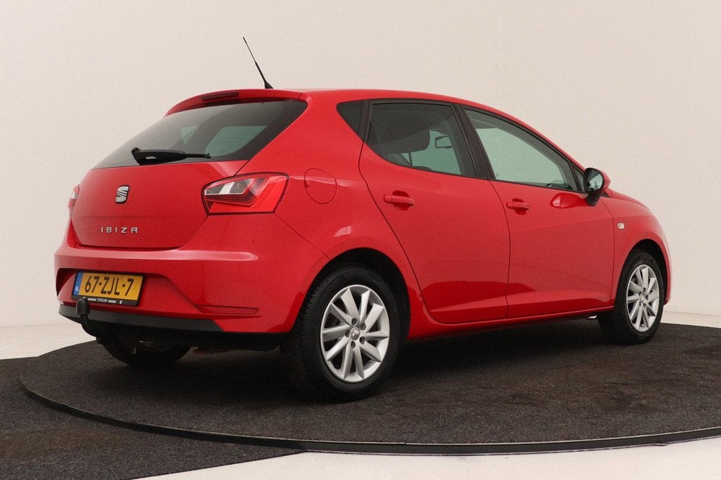 Seat Ibiza 1.2 TSI Style | Trekhaak | Org NL | Climate Contr, Voorwielaandrijving, Euro 5, Zwart, 990 kg