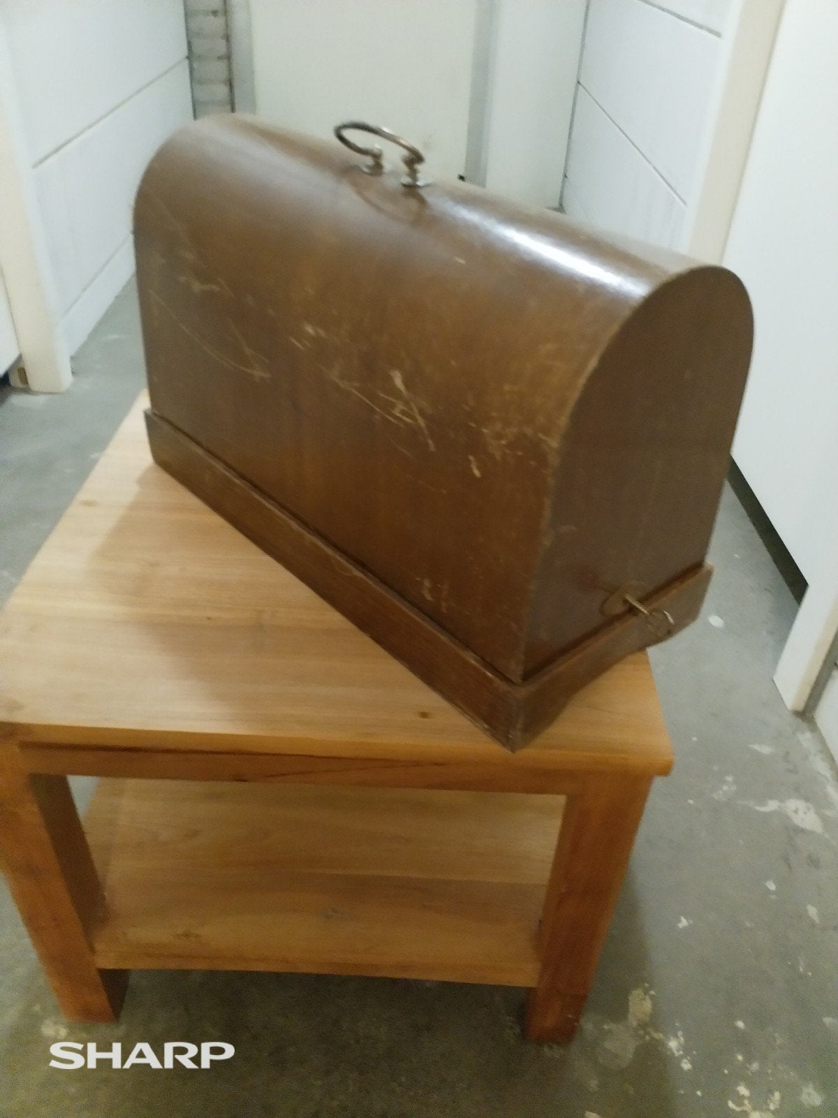 Antieke naaimachine pfaff, Ophalen