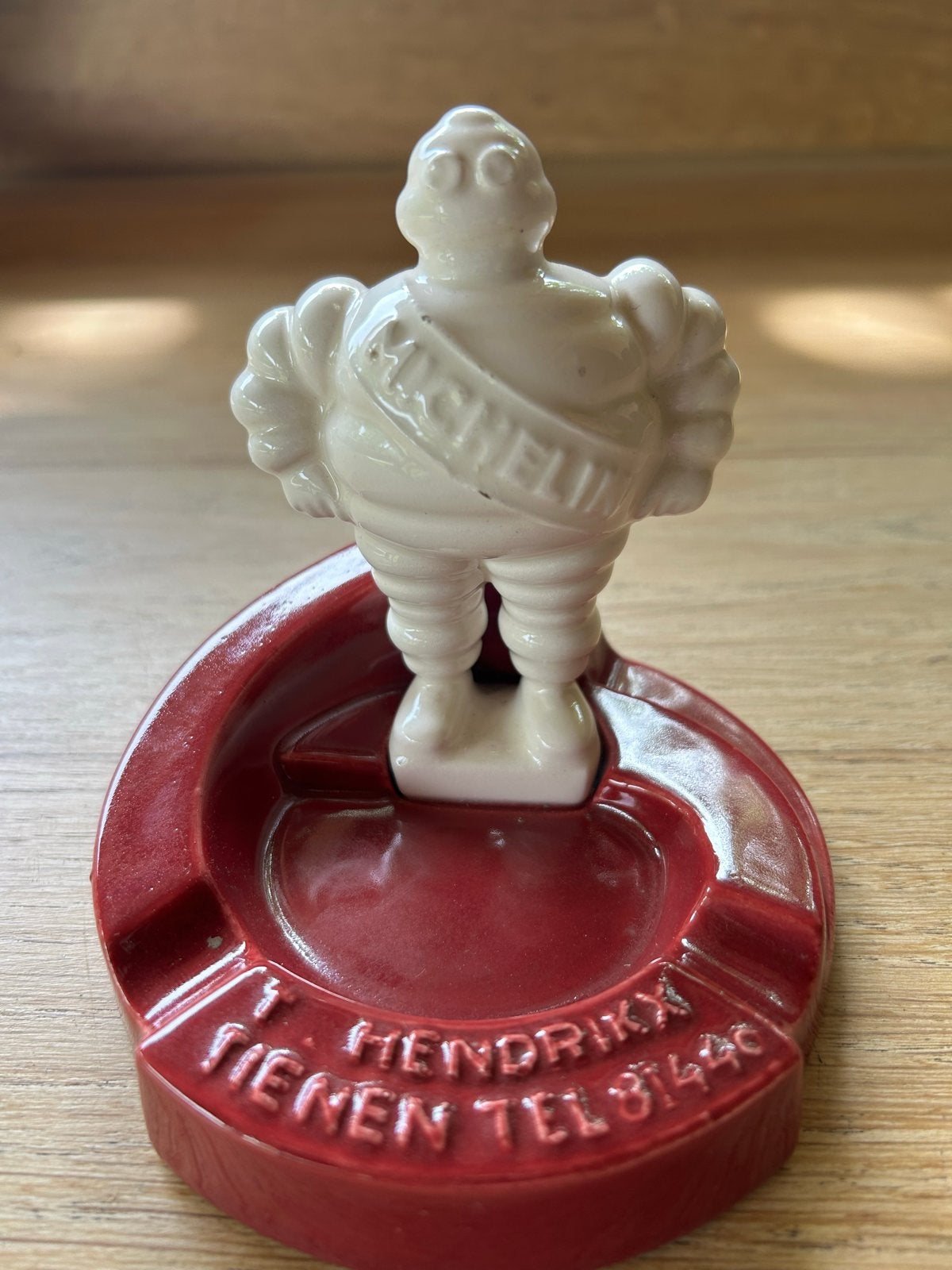 Vintage Michelin Bibendum asbak - Tienen, Ophalen of Verzenden, Gebruikt, Gebruiksvoorwerp