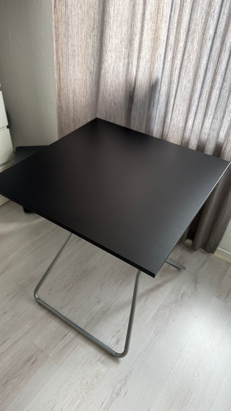 Klaptafel Ikea Zwart, Ophalen, Minder dan 55 cm, Vierkant, Zo goed als nieuw