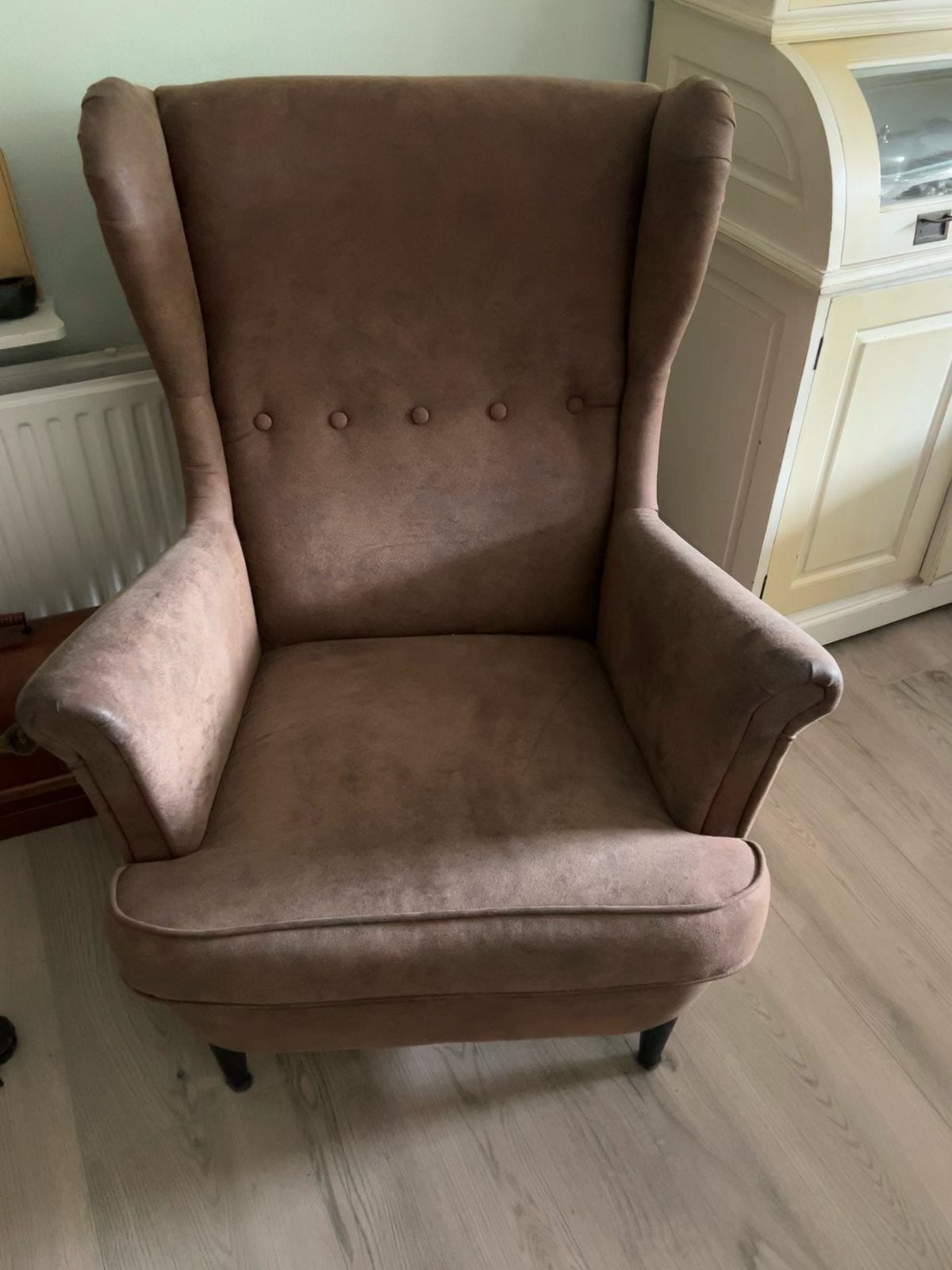 Strandmon fauteuil, Huis en Inrichting, Ophalen, Gebruikt, Overige materialen