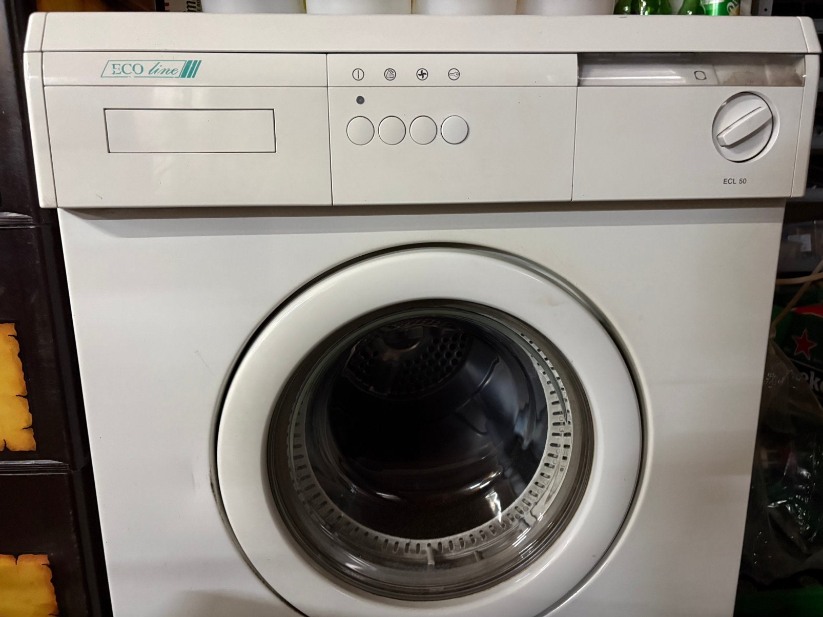 Droger Ecoline, Ophalen, Zo goed als nieuw, Condens, 85 tot 90 cm