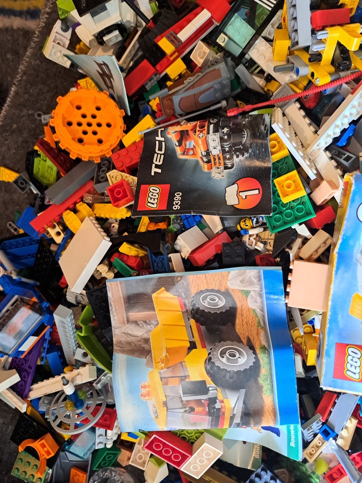 Jumbo tas LEGO (90% echt, 10% nep), Gebruikt, Lego, Ophalen of Verzenden, Losse stenen