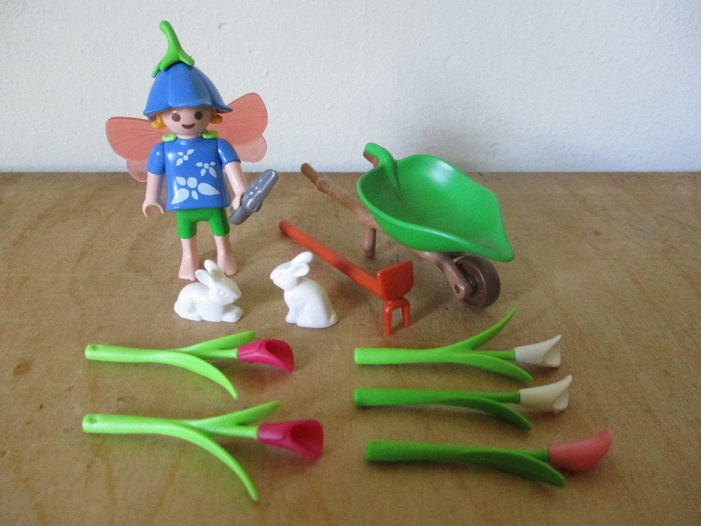 Playmobil 4198 elfje met waterlelie, Gebruikt, Complete set, Fantasy, Ophalen of Verzenden