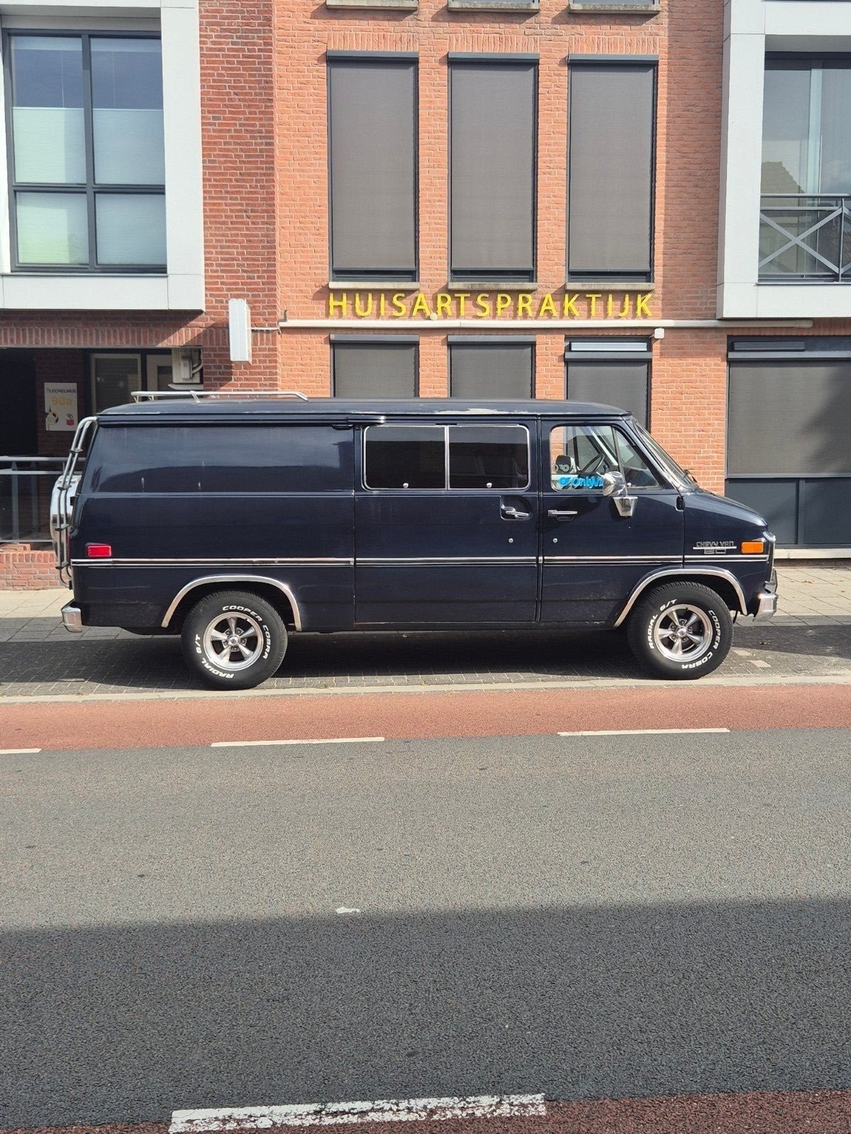 Chevrolet ChevyVan g20 lowtop, Auto's, Chevrolet, Automaat, Blauw, Origineel Nederlands, 171 pk