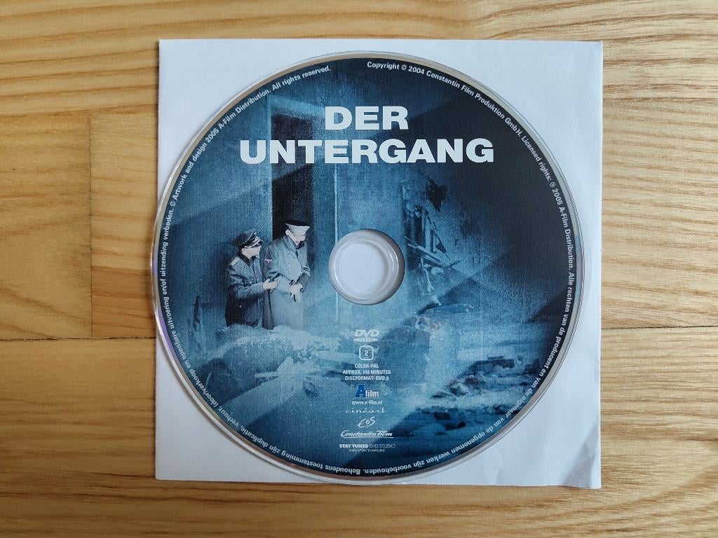 DVD film Der Untergang, Vanaf 16 jaar, Ophalen of Verzenden, Zo goed als nieuw, Waargebeurd drama