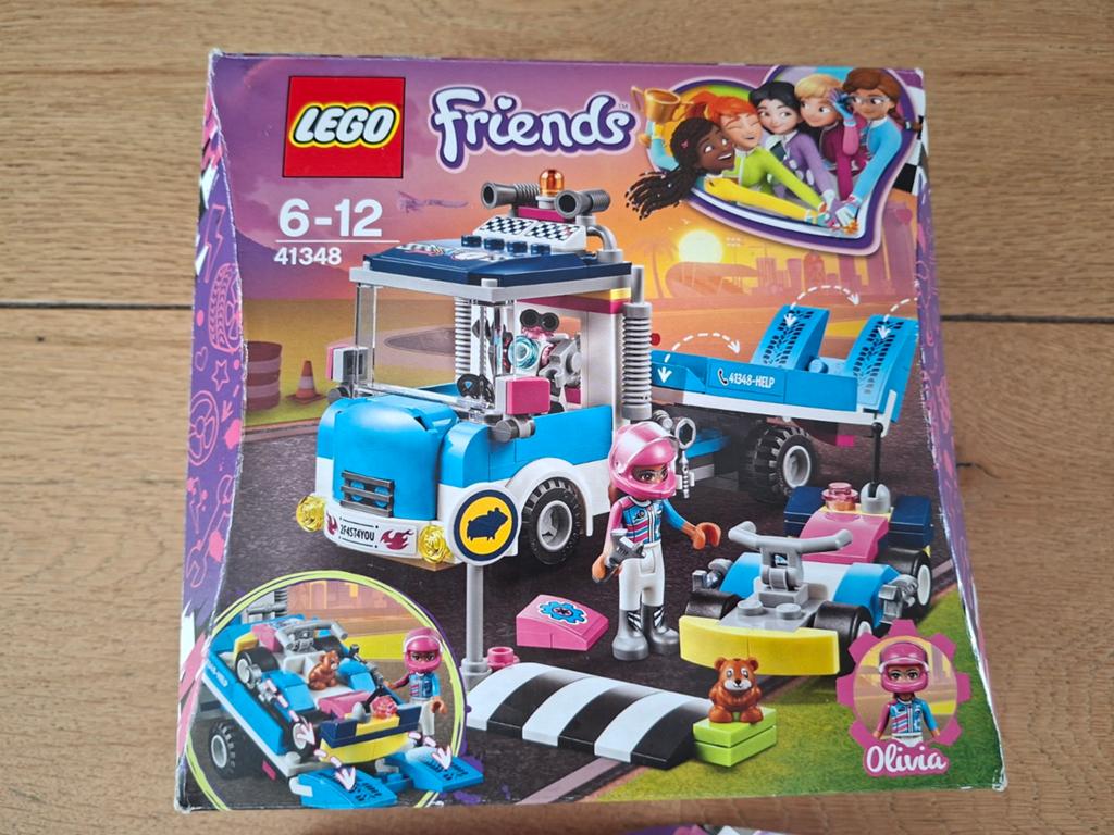 Lego Friends 41348 onderhoud en reparatietruck, Lego, Friends, Ophalen of Verzenden, Zo goed als nieuw