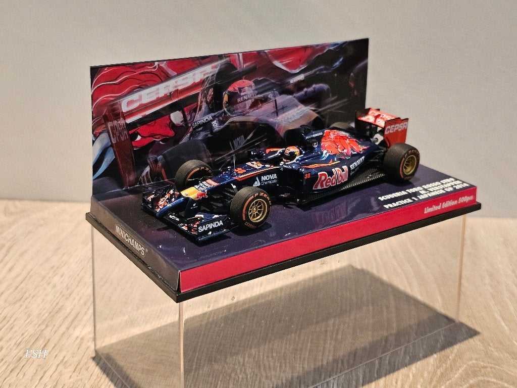 Toro Rosso STR9, M. Verstappen # 33, Practice GP Japan 2014., Ophalen of Verzenden, Nieuw, Auto, MiniChamps