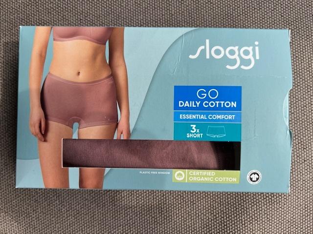 3 pack short Sloggi Go Daily Cotton, maat L, kleur cacao, Sloggi, Ophalen of Verzenden, Bruin, Broekje of Short