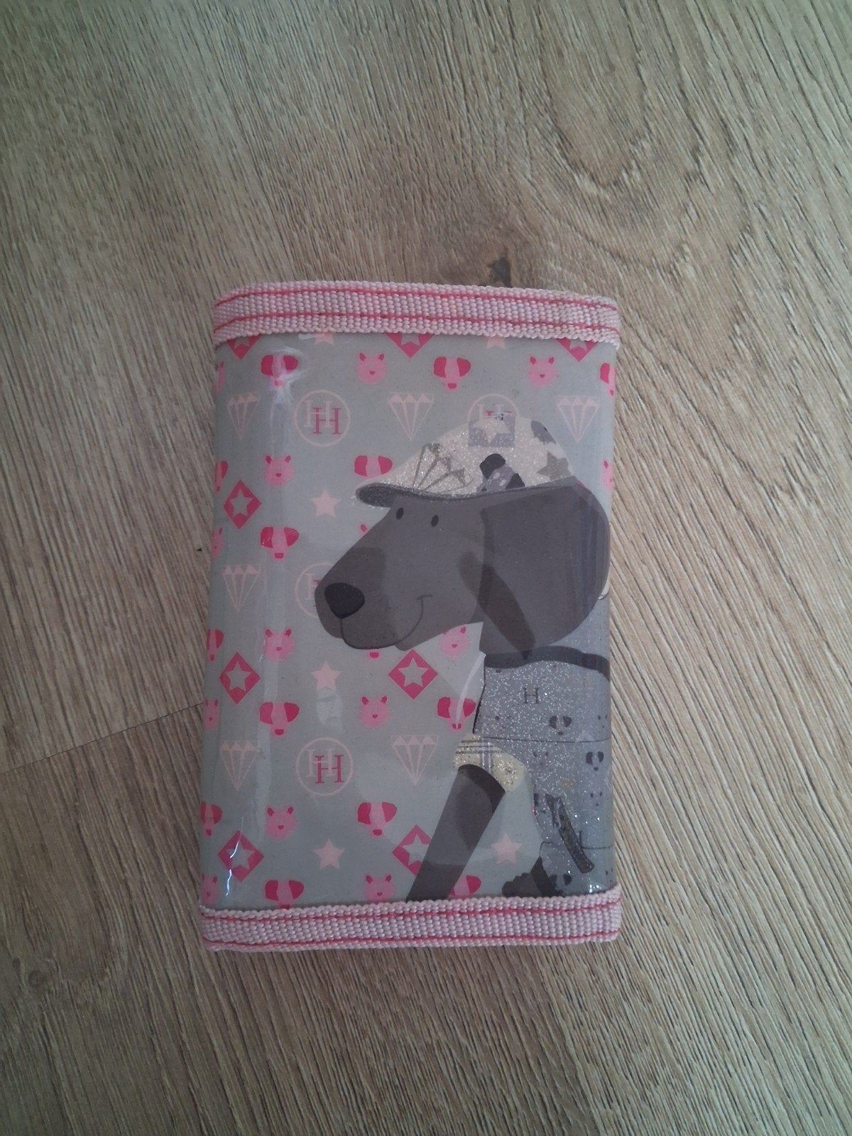 Roze kinder portemonnee happy house honden, Ophalen of Verzenden, Zo goed als nieuw, Roze