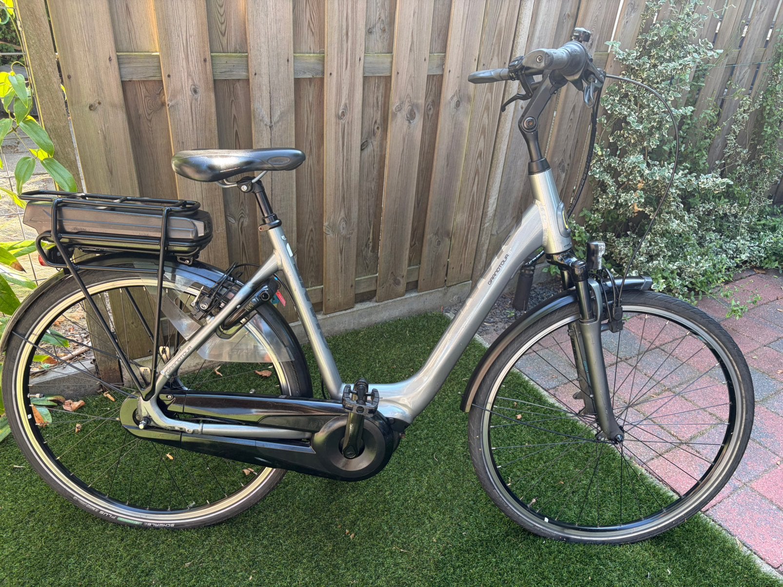 Te koop mooie elektrische damesfiets giant, Fietsen en Brommers, Elektrische fietsen, Ophalen, Giant, Zo goed als nieuw, 50 km per accu of meer