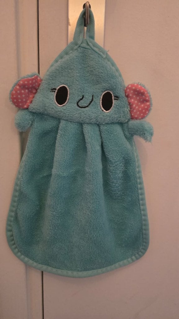 Olifant handdoek / keukendoek / gastendoekje 🐘, Huis en Inrichting, Badkamer | Badtextiel en Accessoires, Ophalen of Verzenden