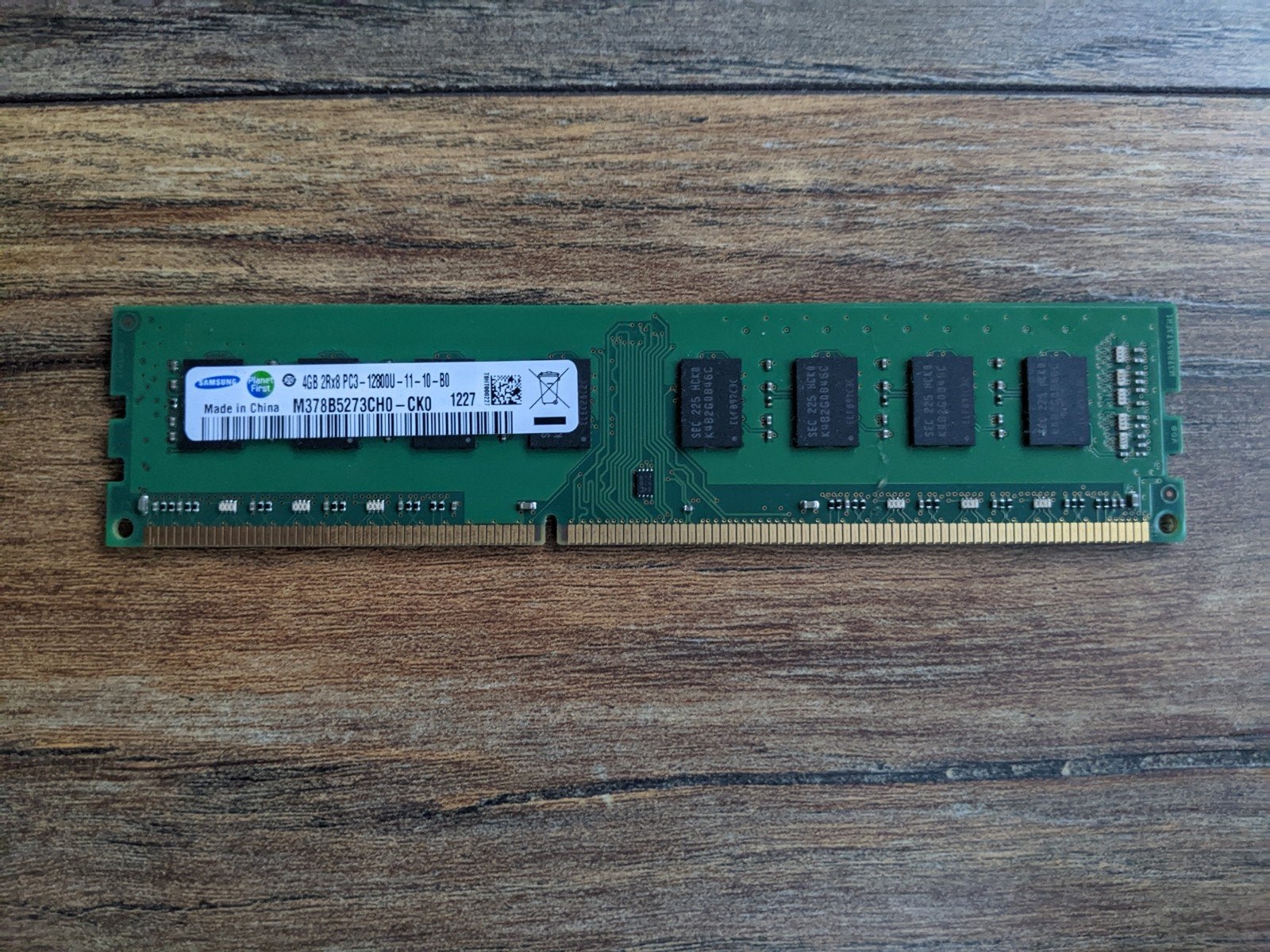 4GB PC3 12800U, Computers en Software, Ophalen, DDR3, Zo goed als nieuw, Desktop