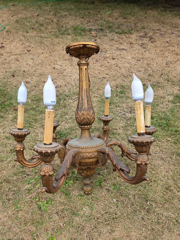 lamp, Ophalen, Gebruikt, Hout