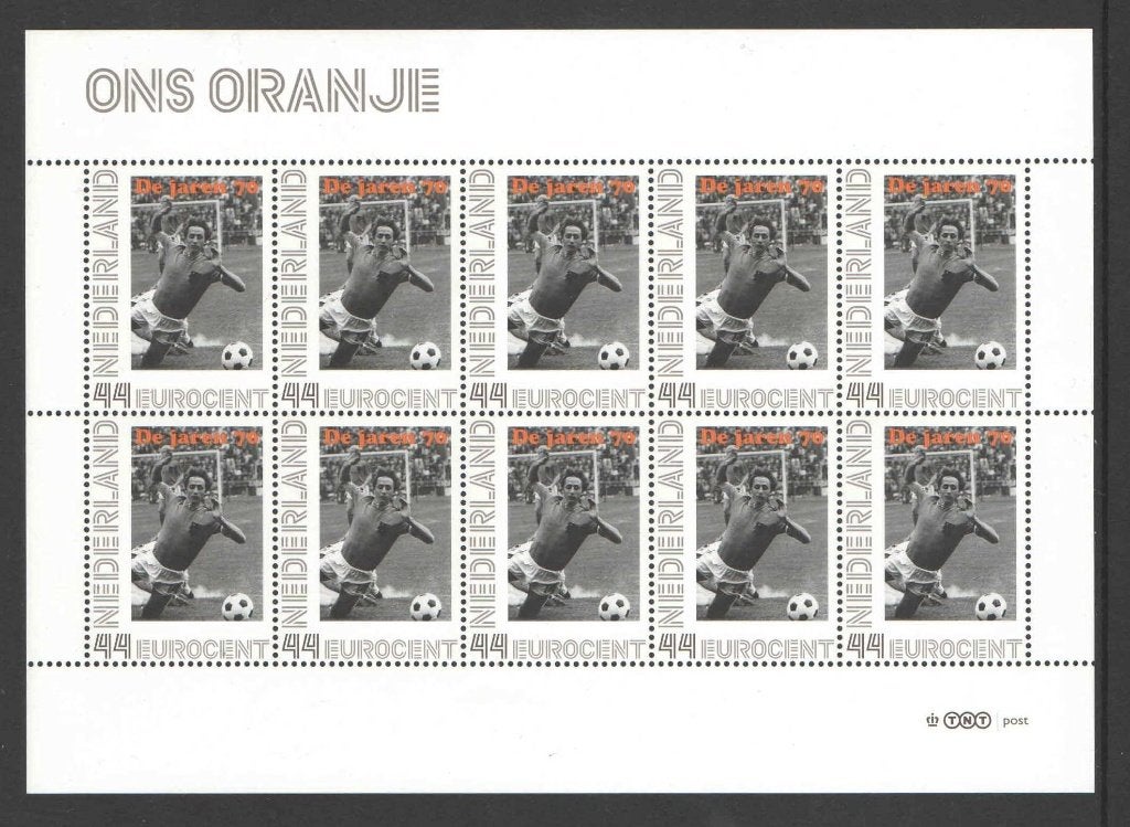 Nostalgie op Postzegels Jaren '70: Johan Cruijff, Ophalen of Verzenden, Na 1940, Postfris